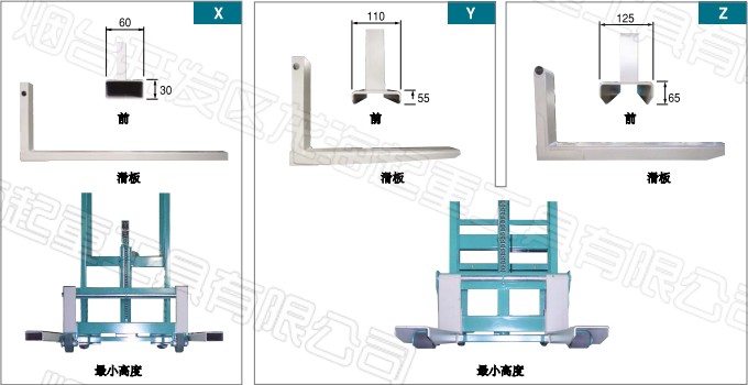 Bishamon手動液壓堆高車叉型